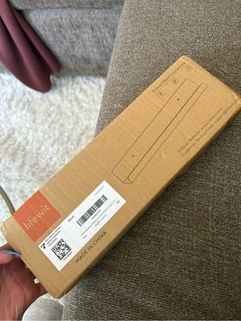 Clear Vinyl Shelves Set of 8 New in Box